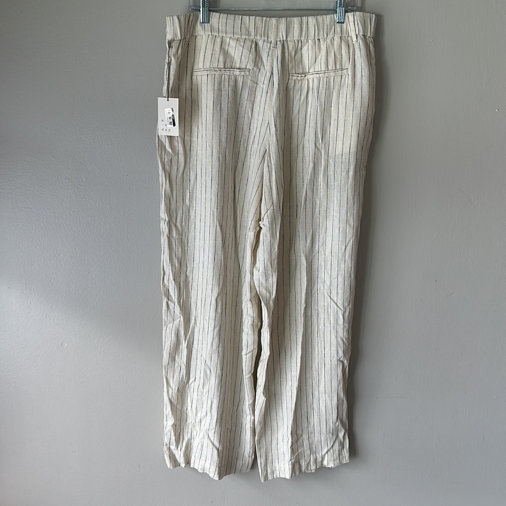 Women's Casual Pants A New Day White - Picture 2 of 4